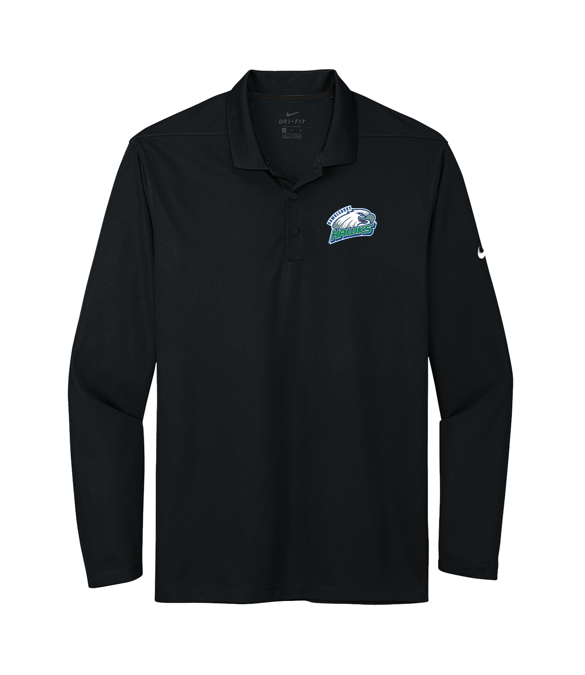 HAWKESBURY HAWKS PRINTED - NIKE LONG SLEEVE POLO