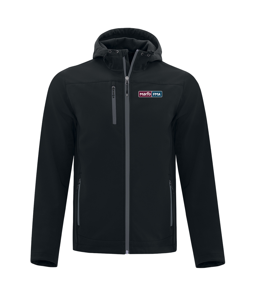 MARFO FMA "RAIN" SOFTSHELL JACKET w/ HOOD (UNISEXE)