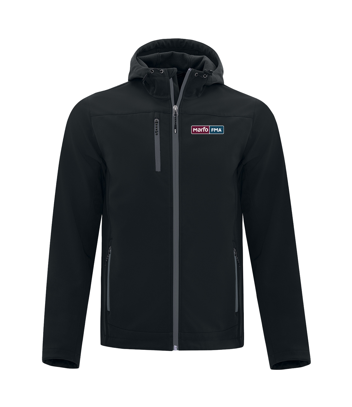 MARFO FMA "RAIN" SOFTSHELL JACKET w/ HOOD (UNISEXE)