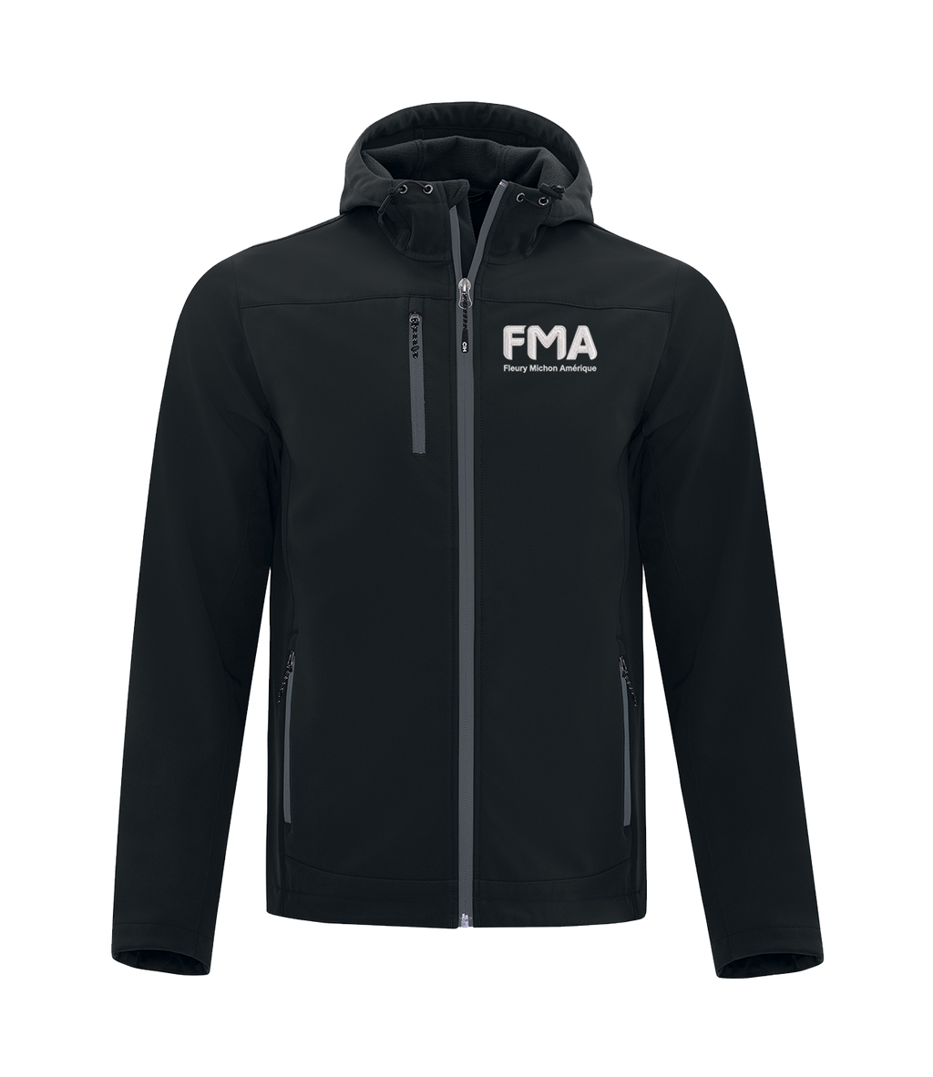 FMA "RAIN" SOFTSHELL JACKET w/ HOOD (UNISEXE)