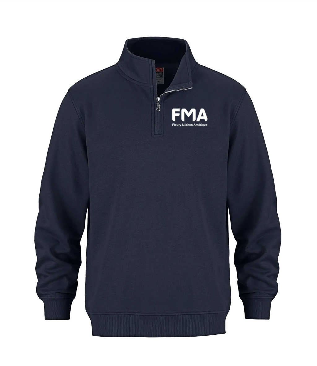 FMA "SOFT" HALF ZIP (UNISEXE)