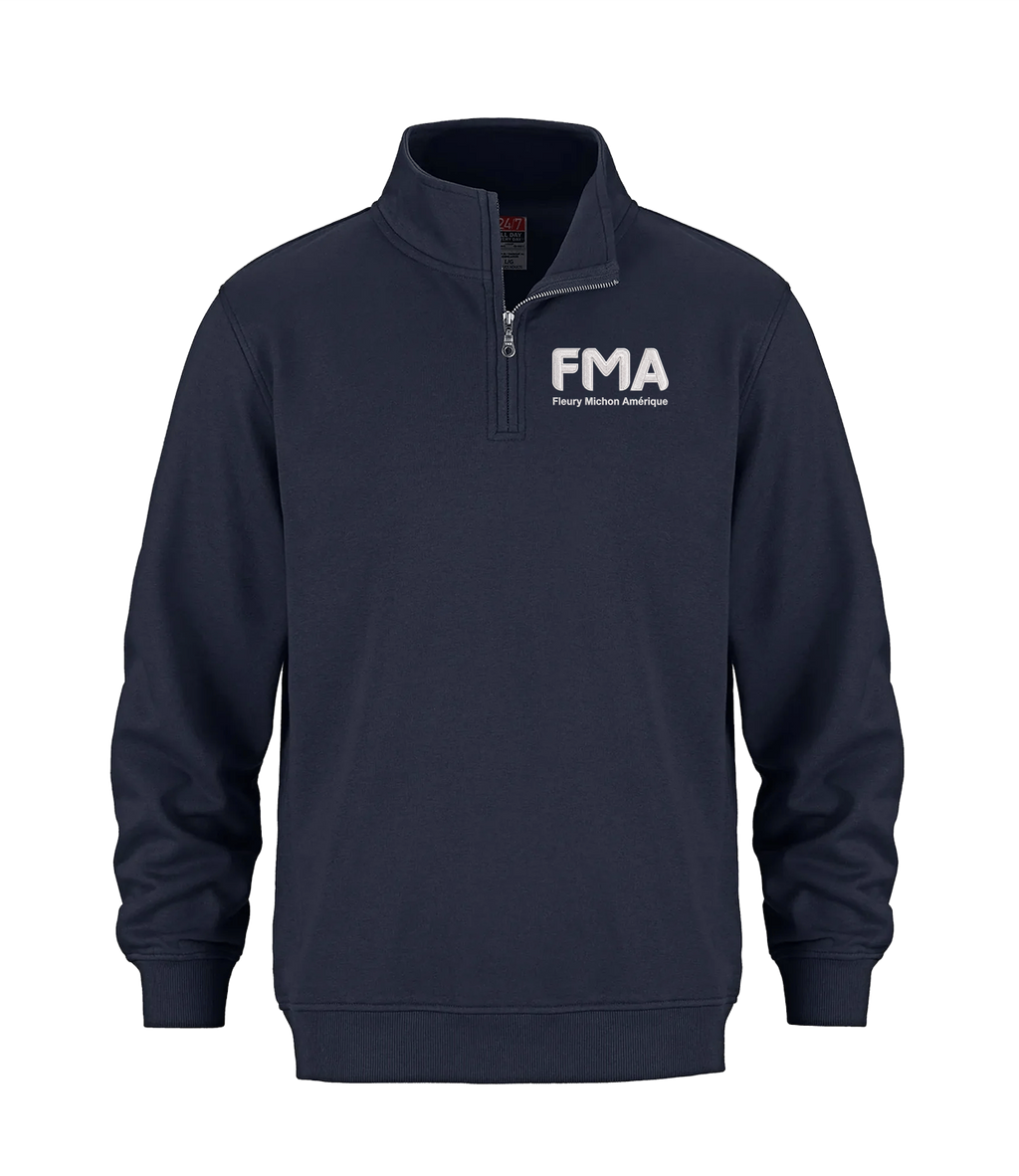 FMA "SOFT" HALF ZIP (UNISEXE)
