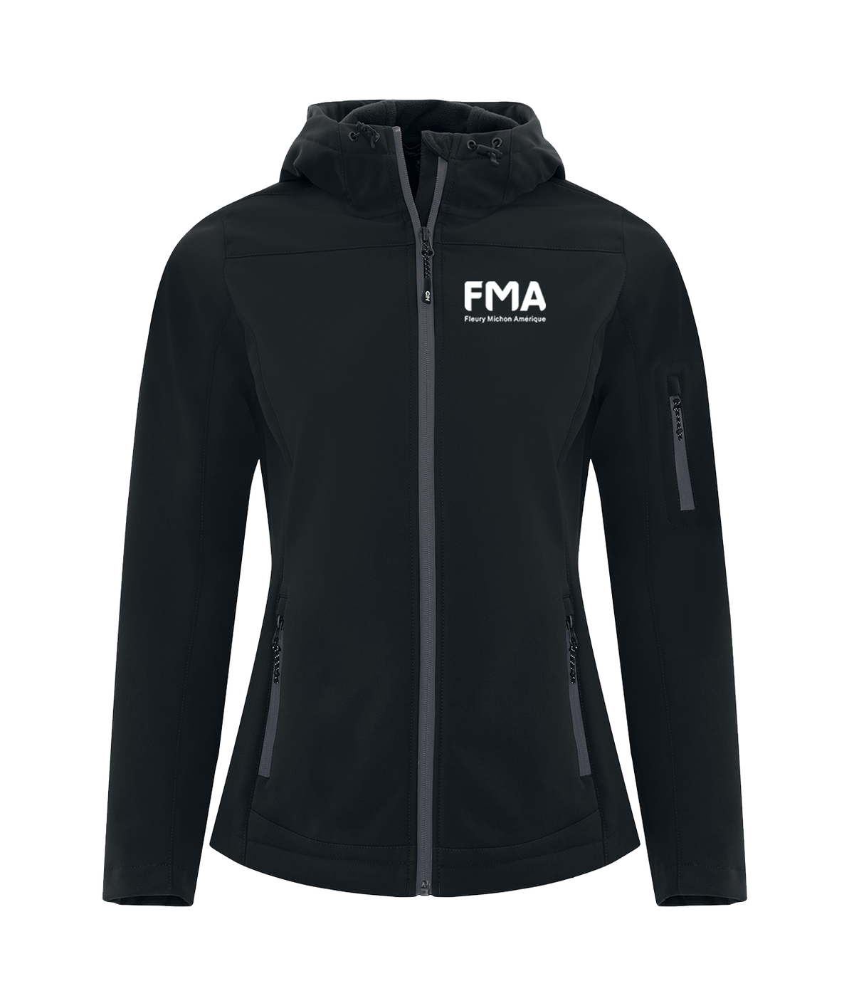 FMA "RAIN" SOFTSHELL JACKET w/ HOOD (WOMENS)
