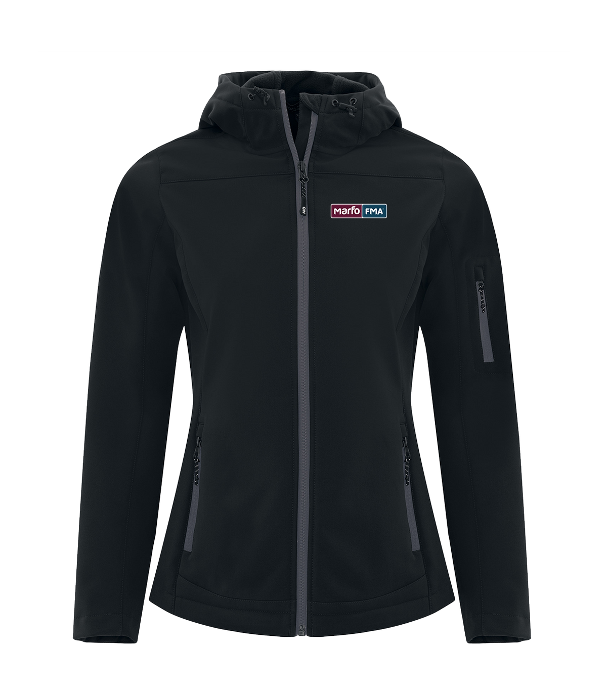 MARFO FMA "RAIN" SOFTSHELL JACKET w/ HOOD (WOMENS)