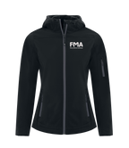 FMA "RAIN" SOFTSHELL JACKET w/ HOOD (WOMENS)
