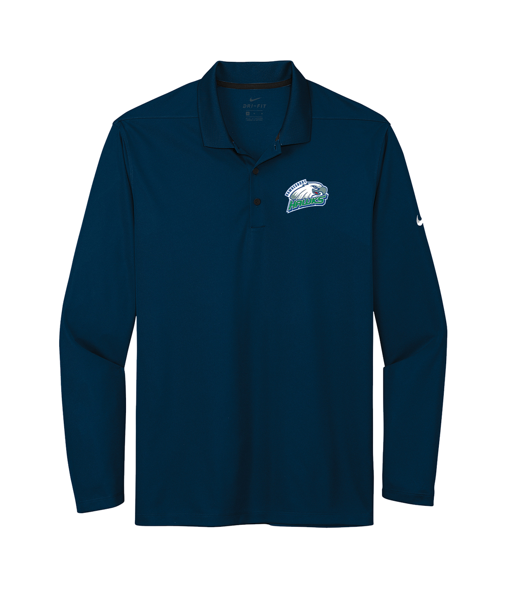 HAWKESBURY HAWKS PRINTED - NIKE LONG SLEEVE POLO