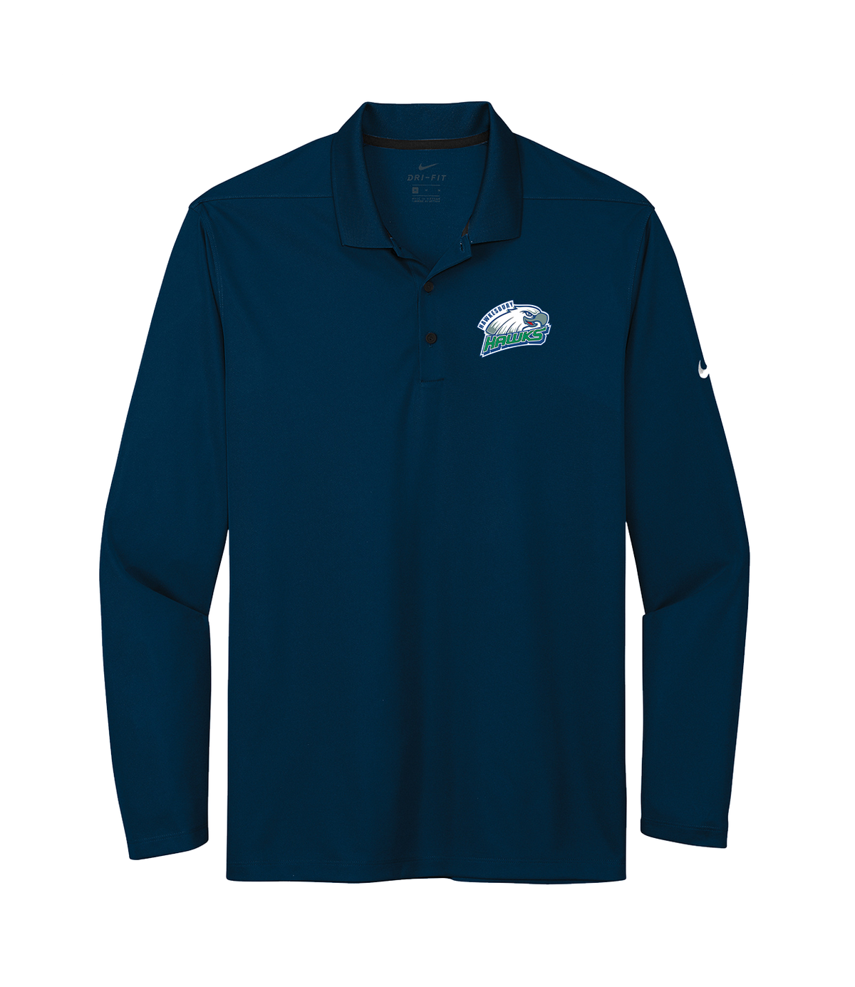HAWKESBURY HAWKS PRINTED - NIKE LONG SLEEVE POLO