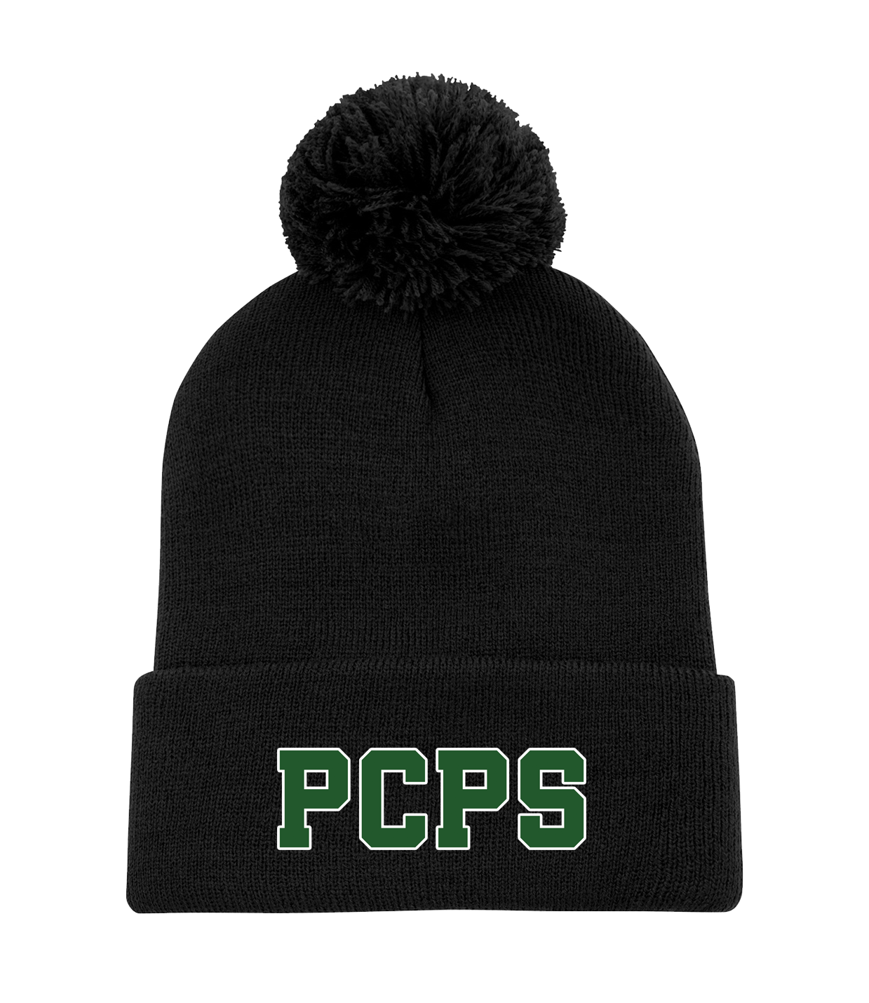 PCPS EMBROIDERED ''VARSITY'' - BEANIE (PomPom)
