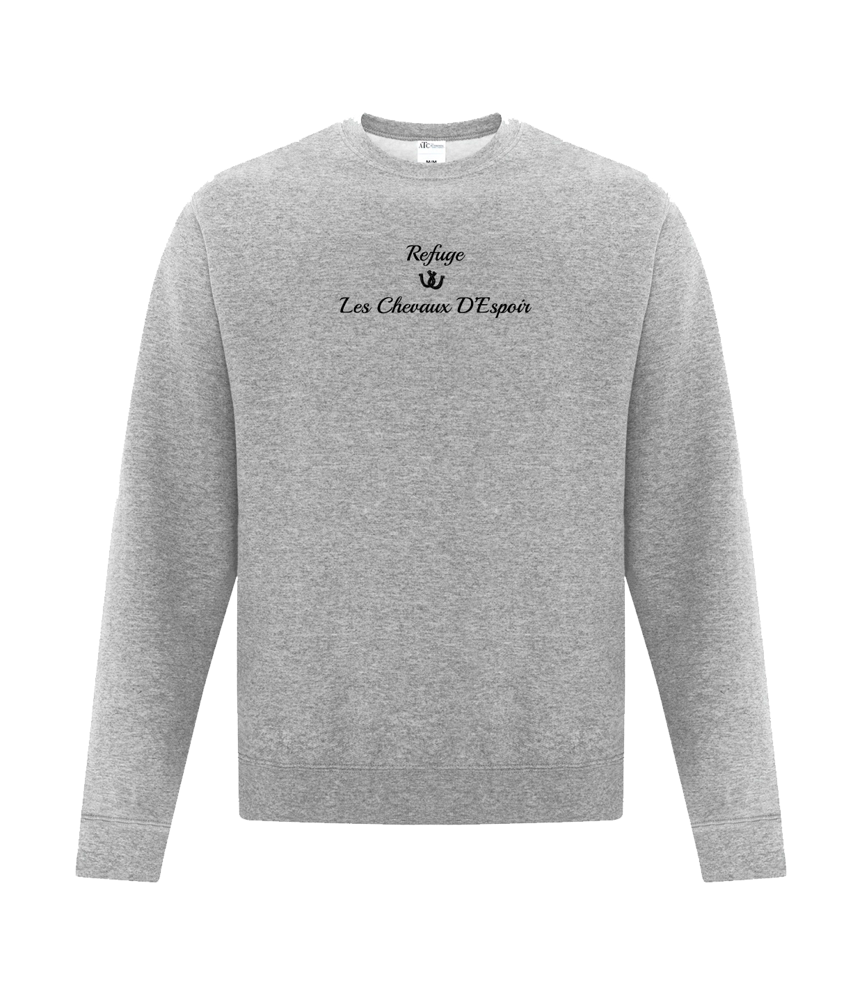 REFUGES PRINTED ''BASIC'' - CREWNECKS