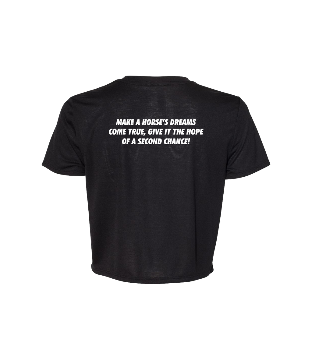 REFUGES PRINTED ''RLCDE'' - CROP TOPS