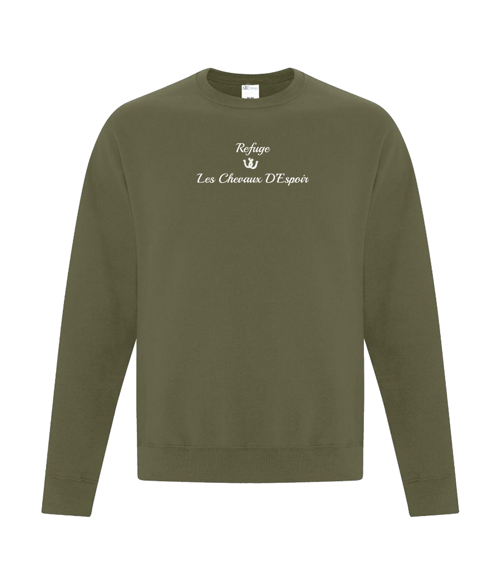 REFUGES PRINTED ''BASIC'' - CREWNECKS