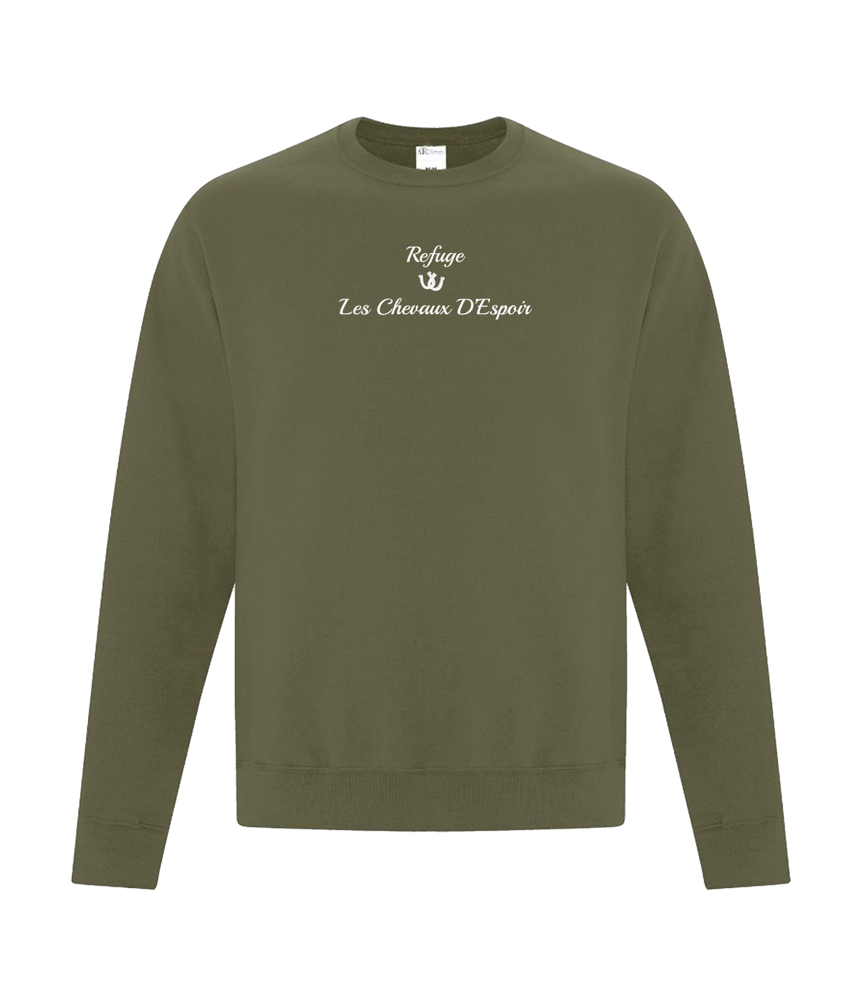 REFUGES PRINTED ''BASIC'' - CREWNECKS
