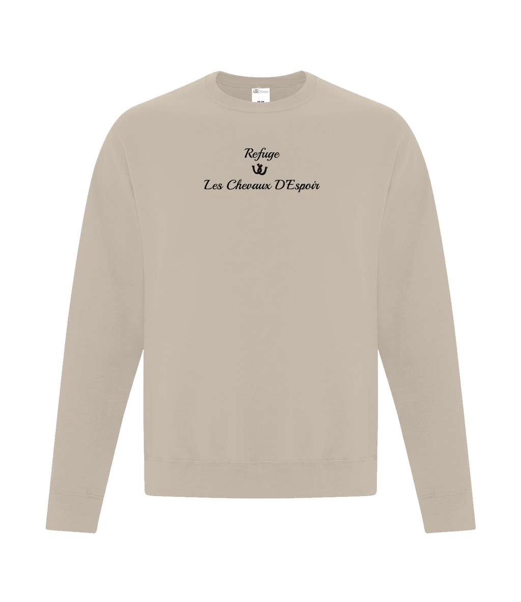 REFUGES PRINTED ''BASIC'' - CREWNECKS