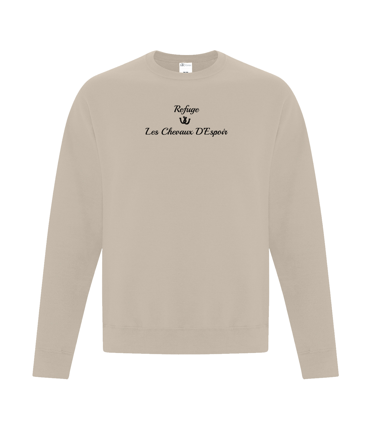 REFUGES PRINTED ''BASIC'' - CREWNECKS