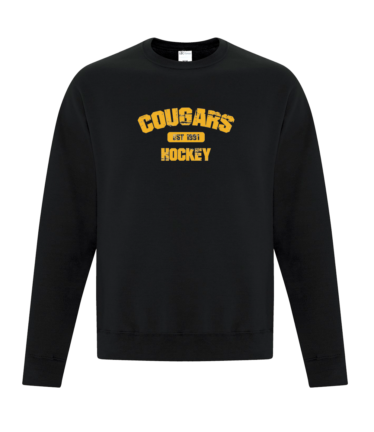 COUGARS PRINTED ''VARSITY'' - CREWNECK