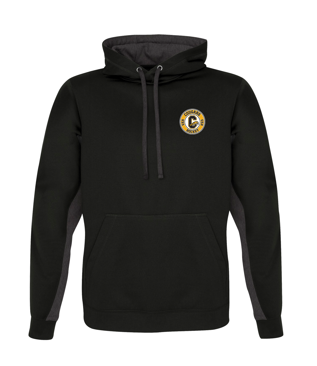 COUGARS PRINTED ''BASIC'' - 100% POLYESTER HOODIE