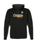 COUGARS PRINTED ''CURSIVE'' - 100% POLYESTER HOODIE