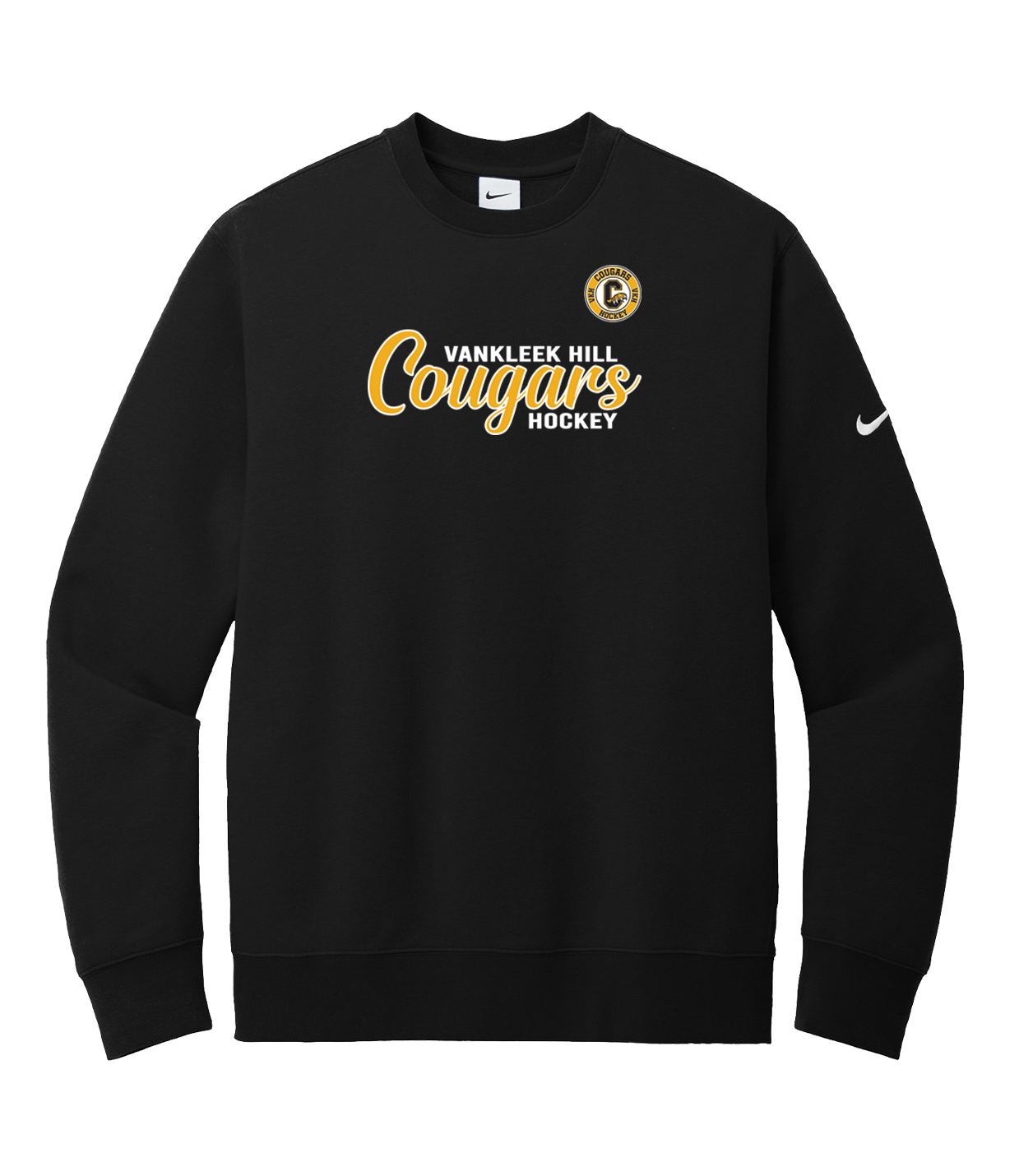 COUGARS PRINTED ''CURSIVE'' NIKE - CREWNECK