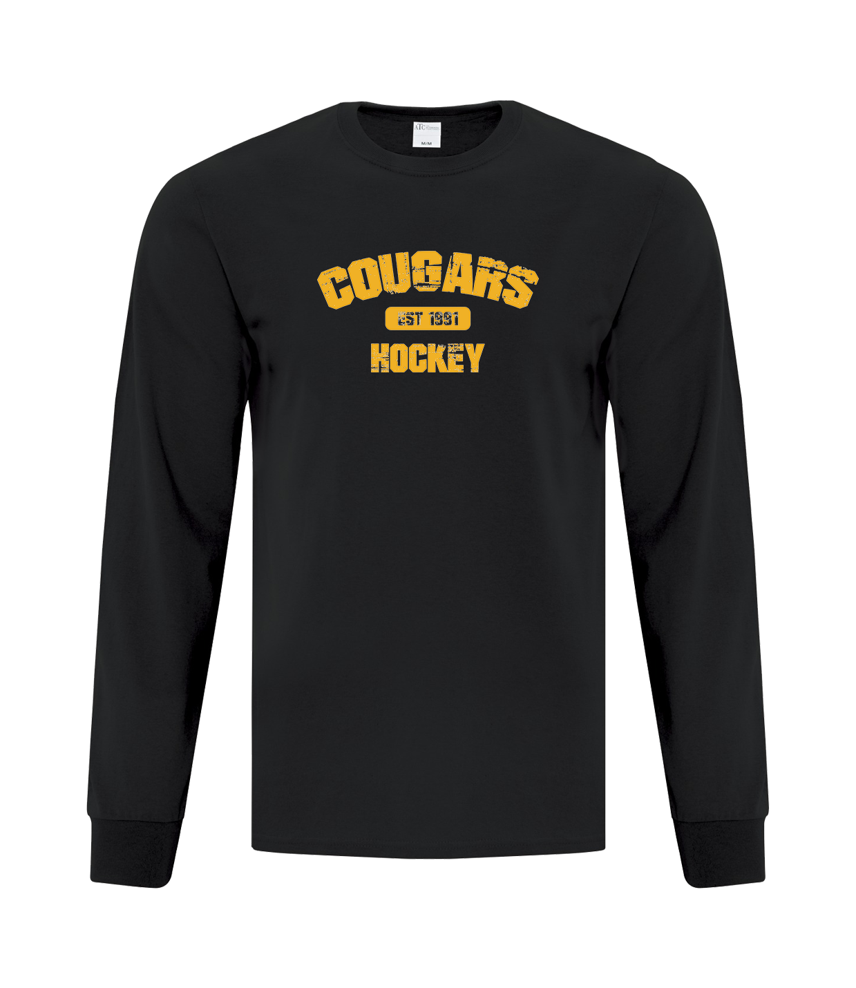 COUGARS PRINTED ''VARSITY'' - LONGSLEEVE